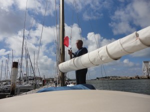 Voor de eerste keer de Franse vlag ophoog