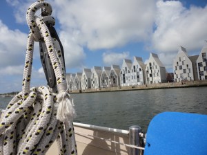 Unieke architectuur aan de haven in Duinkerken