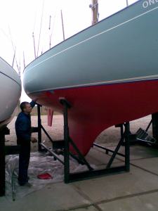 Onderwaterschip schilderen